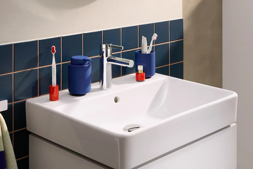Змішувач Zesis S 100 CoolStart для умивальника без д/к Chrome (74721000) — фото 2