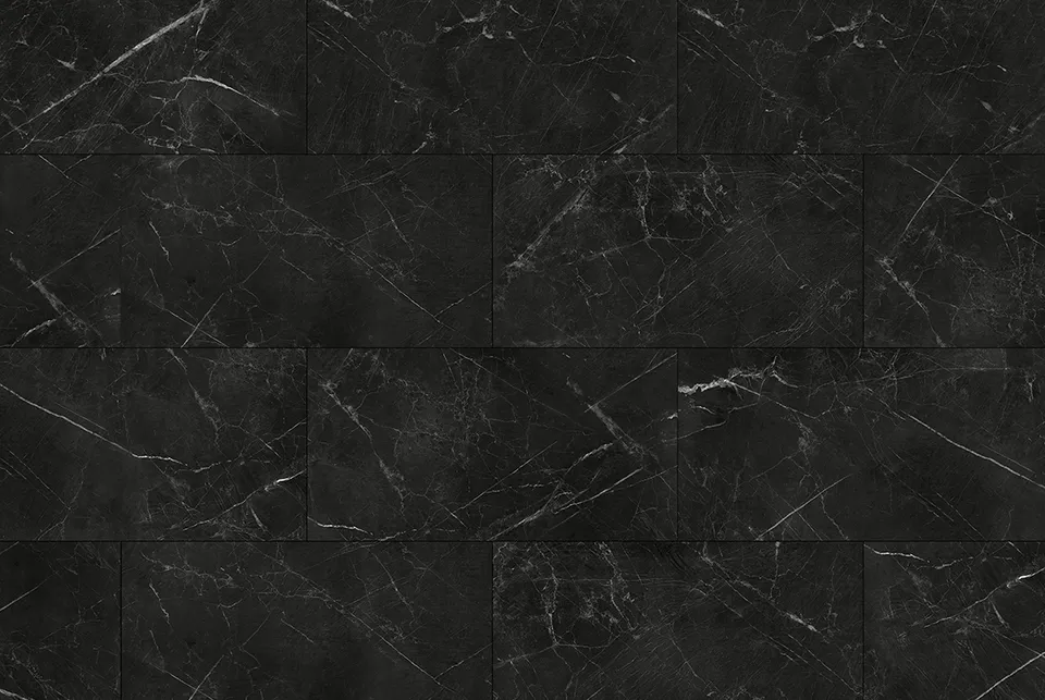 Вінілова підлога SPC Stone Marble black 91.5x46.5x0.6 см (5+1мм) BlissGround — фото 2
