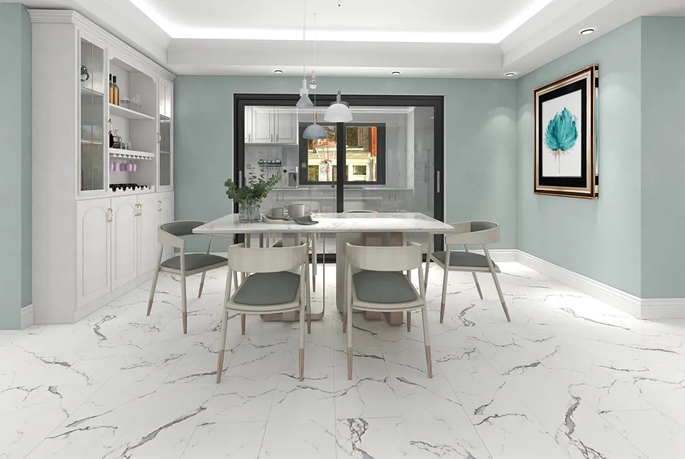 Вінілова підлога SPC Stone Statuario grey 91.5x46.5x0.6 см (5+1мм) BlissGround — фото 3