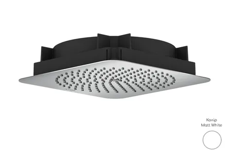 Верхній душ Axor Citterio C 270х270 1jet вбудований EcoSmart, Matt White (28795700)