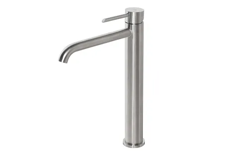 ROUND INOX, Змішувач для умивальника h306 мм, brushed stainless steel (100283299)