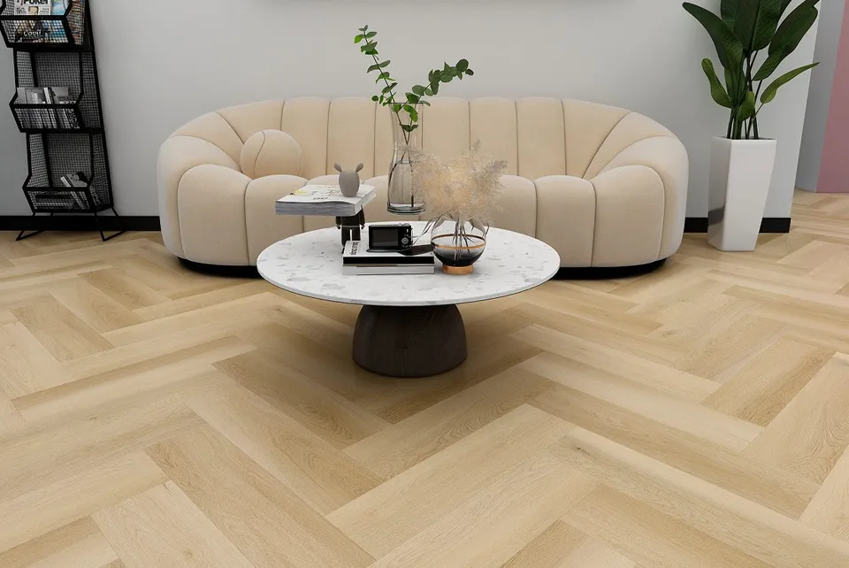Вінілова підлога SPC Aruba Vista Herringbone Line 60x12,5 (5/0.5mm+1mm) BlissGround — фото 3