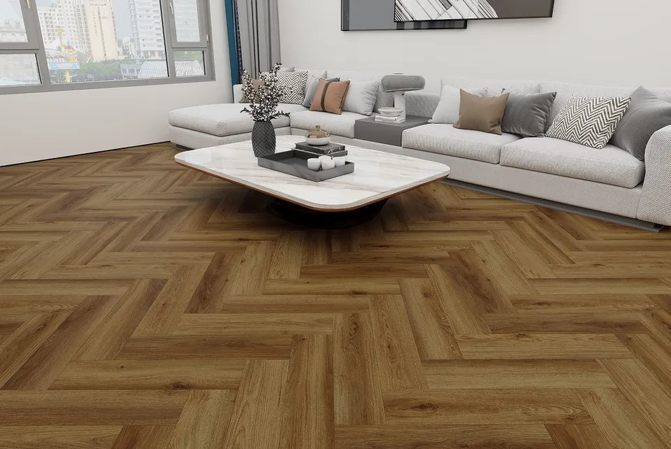 Вінілова підлога SPC Lisbon Journey Herringbone Line 60x12,5 (5/0.5mm+1mm) BlissGround — фото 3