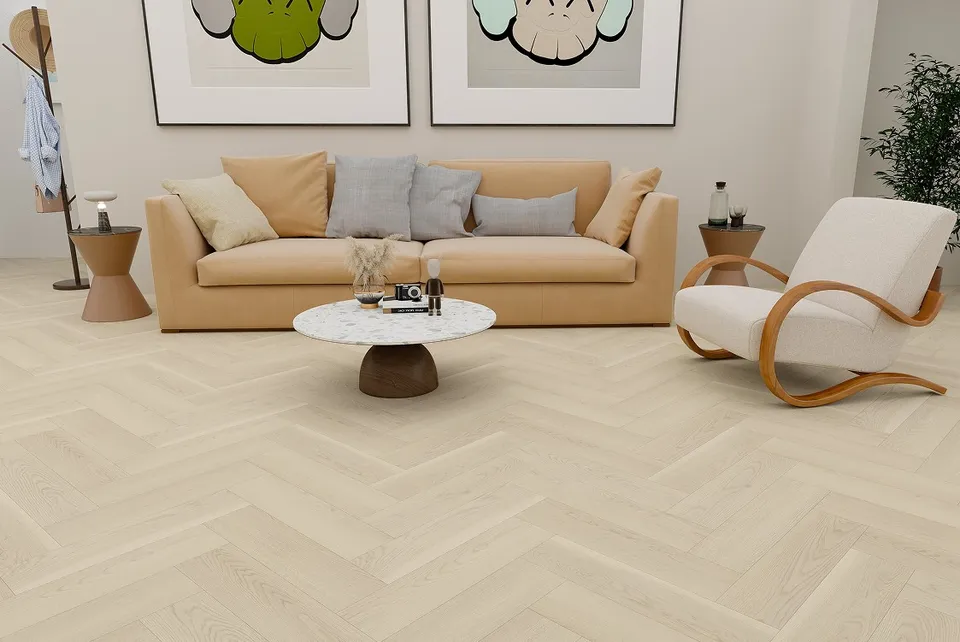 Вінілова підлога SPC Maui Haven Herringbone Line 60x12,5 (5/0.5mm+1mm) BlissGround — фото 3