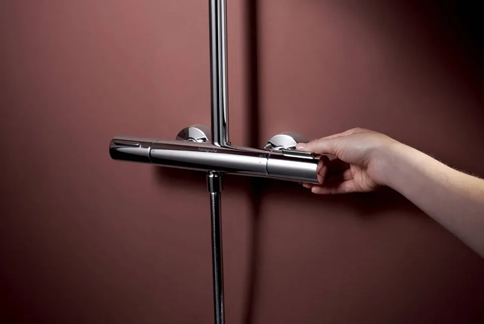Душова система Raindance Alive S Puro 300 1jet EcoSmart з Ecostat Element, Chrome (24593000) — фото 4