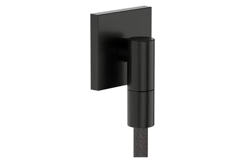 Шлангове під'єднання FixFit Fine E, Brushed Black Chrome (28883340)