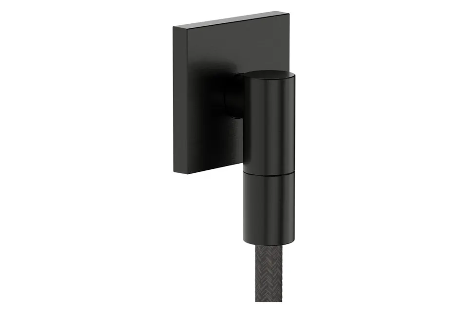 Шлангове під'єднання FixFit Fine E, Brushed Black Chrome (28883340)