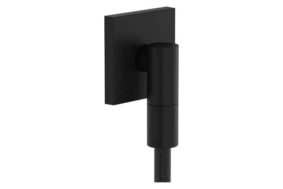 Шлангове під'єднання FixFit Fine E, Matt Black (28883670)