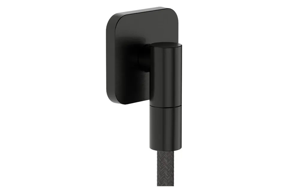Шлангове під'єднання FixFit Fine Q, Brushed Black Chrome (28884340)