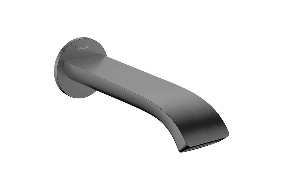 Вилив Vivenis на ванну, виступ 202 мм Brushed Black Chrome (75410340)