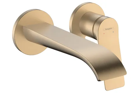 Змішувач Vivenis 195 для умивальника зі стіни, Brushed Bronze (75050140)