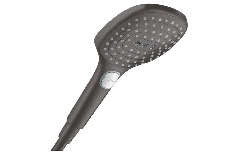 Ручний душ Raindance Select E PowderRain 120 3jet P EcoSmart (28728340) Brushed Black Chrome