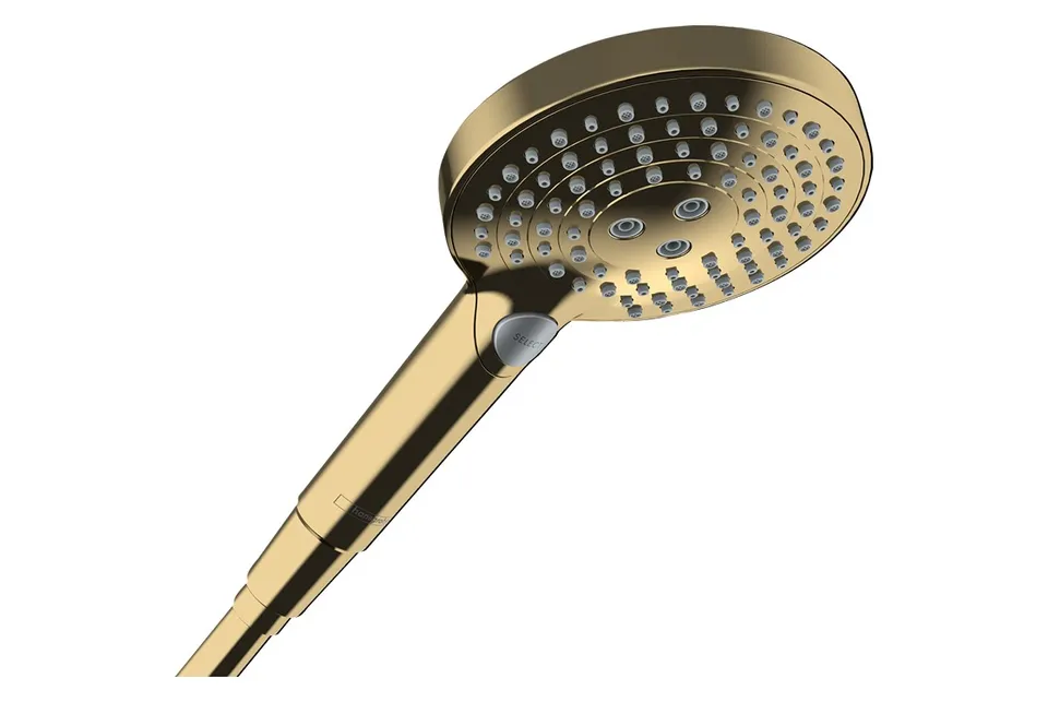 Ручний душ Raindance Select S PowderRain 120 3jet P EcoSmart+ (26516990) Polished Gold Optic