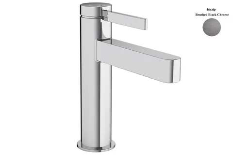 Змішувач Finoris 110 CoolStart для умивальника з д/к push-open, Brushed Black Chrome (76024340)