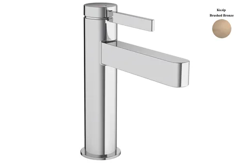 Змішувач Finoris 110 CoolStart для умивальника з д/к push-open, Brushed Bronze (76024140)