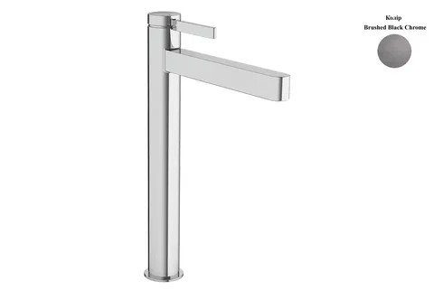 Змішувач Finoris 260 CoolStart для умивальника з д/к push-open, Brushed Black Chrome (76072340)
