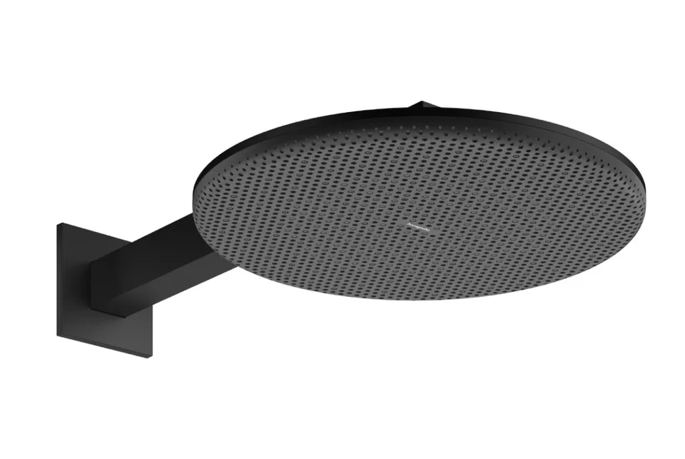 Верхній душ Raindance Alive S 300 2jet EcoSmart з тримачем Matt Black (24541670)