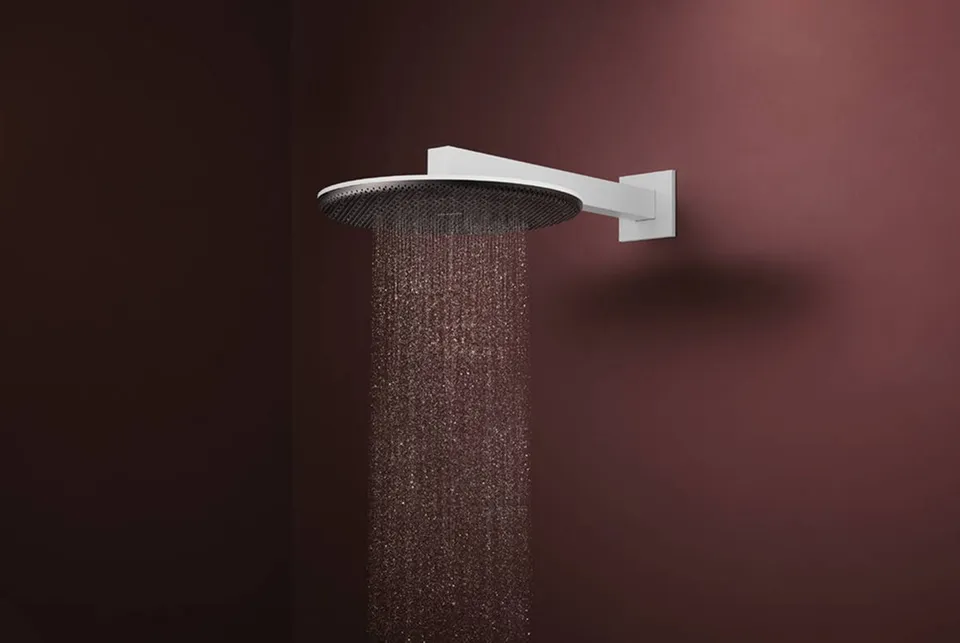 Верхній душ Raindance Alive S 300 2jet EcoSmart з тримачем Matt White (24541700) — фото 3
