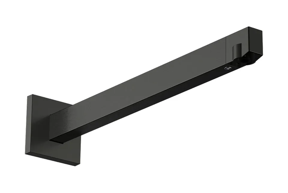 Кронштейн для верхнього душу E 390 мм Brushed Black Chrome (24337340)