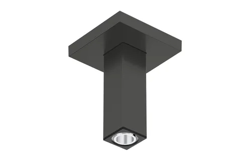 Кронштейн для верхнього душу зі стелі E 100 мм Brushed Black Chrome (24338340)