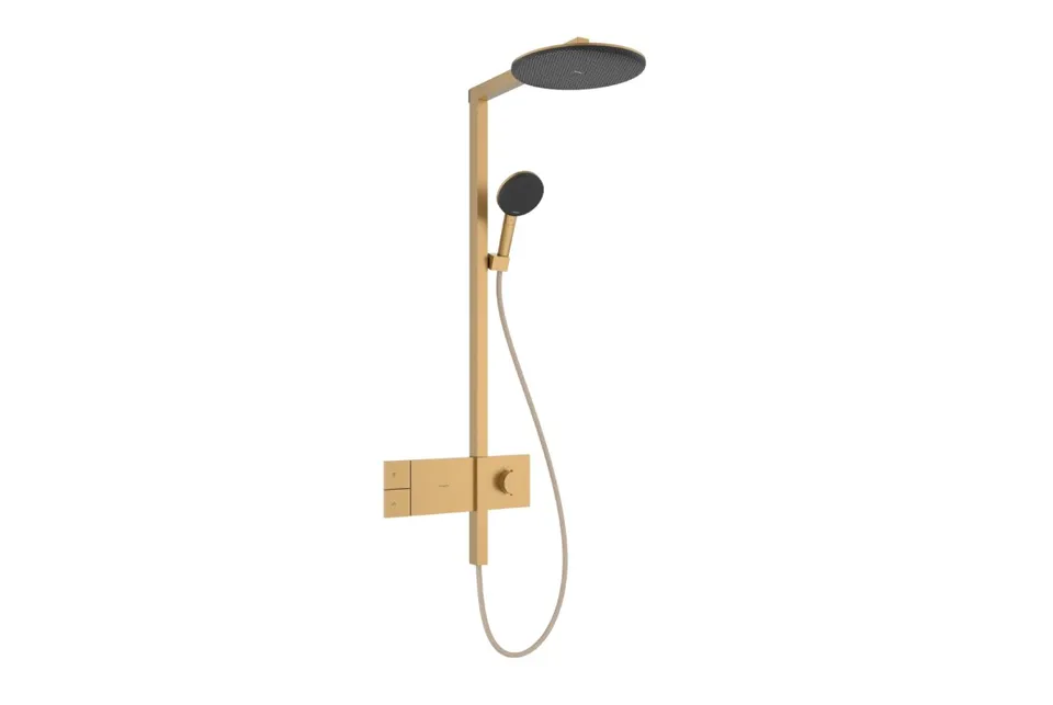 Душова система Raindance Alive S 300 1jet EcoSmart з ShowerSelect Comfort Brushed Bronze (24583140)