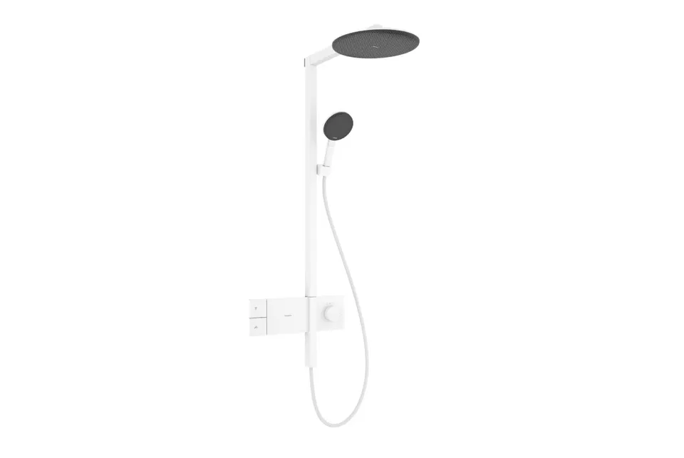 Душова система Raindance Alive S 300 1jet EcoSmart з ShowerSelect Comfort Matt White (24583700)