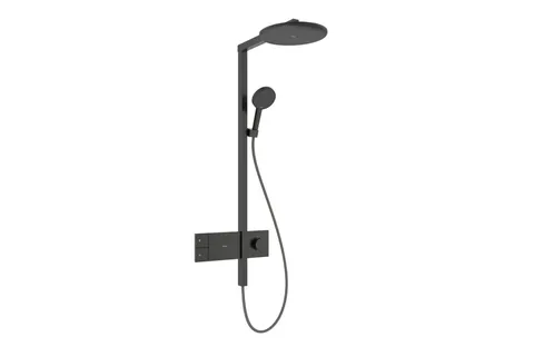 Душова система Raindance Alive S 300 1jet з ShowerSelect Comfort Brushed Black Chrome (24582340)