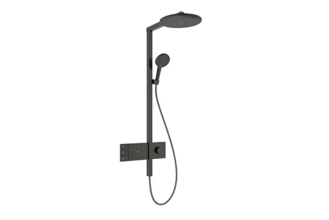 Душова система Raindance Alive S 300 2jet EcoSmart з ShowerSelect Comfort Brushed Black Chrome (24596340)