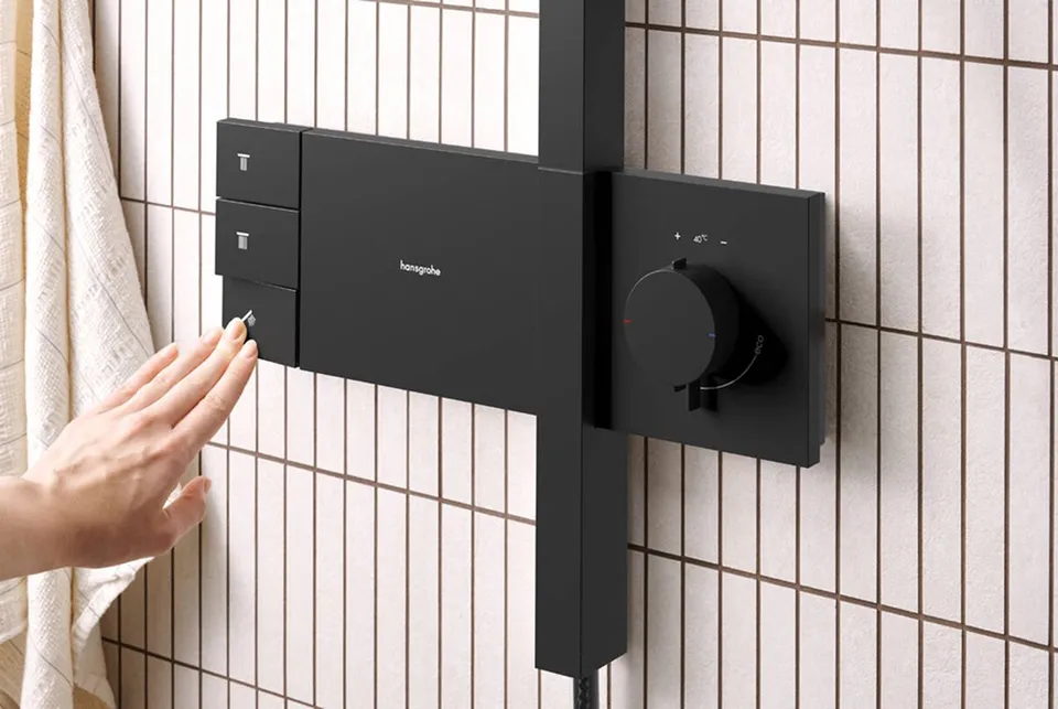 Душова система Raindance Alive S 300 2jet з ShowerSelect Comfort Matt Black (24595670) — фото 2