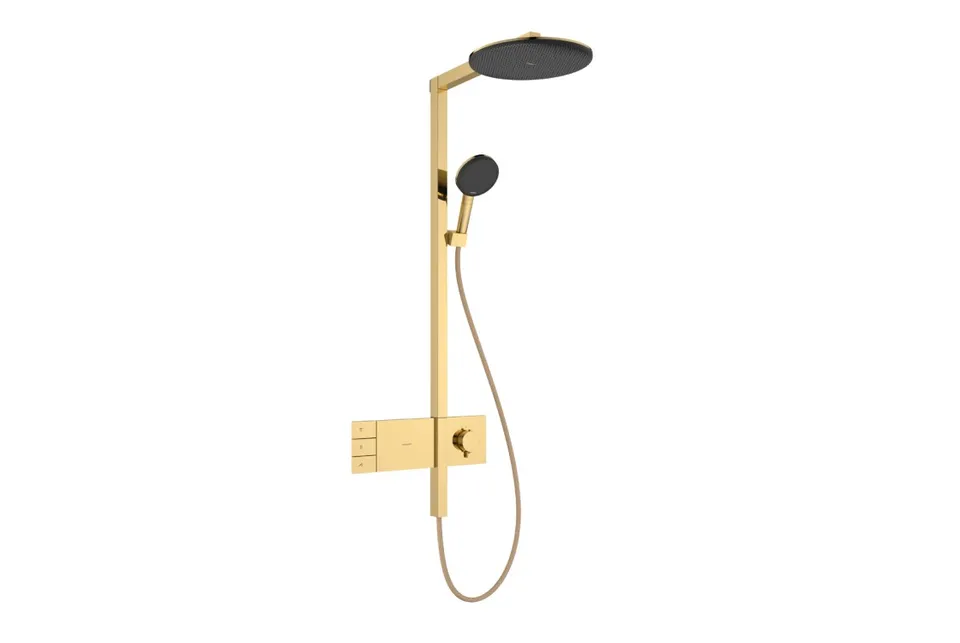 Душова система Raindance Alive S 300 2jet з ShowerSelect Comfort, Polished Gold Optic (24595990)