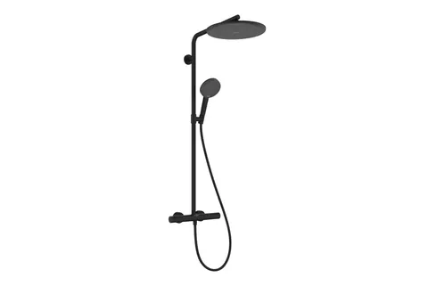 Душова система Raindance Alive S Puro 300 1jet EcoSmart з Ecostat Element, Matt Black (24593670)