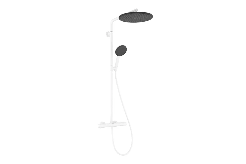 Душова система Raindance Alive S Puro 300 1jet з Ecostat Element, Matt White (24592700)