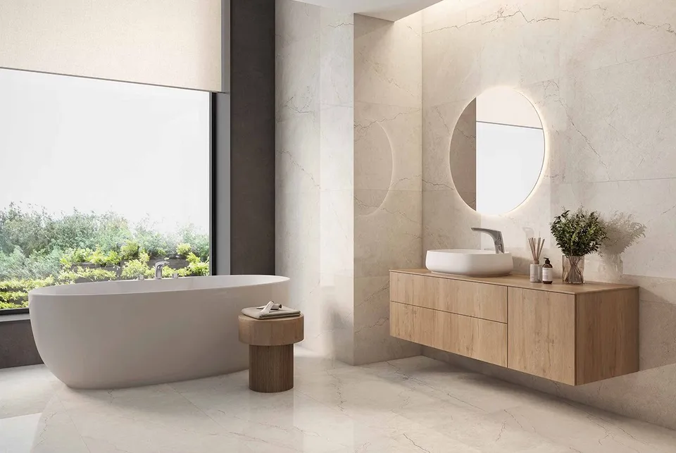 MARBLE CREMA DELICATO ARENA 60x120 (плитка для підлоги і стін) — фото 3