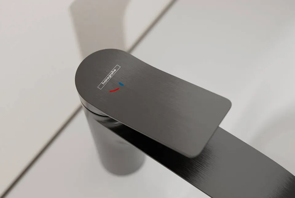 Змішувач Vivenis 250 CoolStart для умивальника, Brushed Black Chrome (75045340) — фото 2