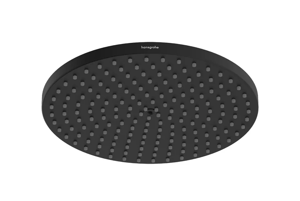Верхній душ Raindance S 240 Showerpipe PowderRain EcoSmart+ 1jet, Matt Black (28821670)