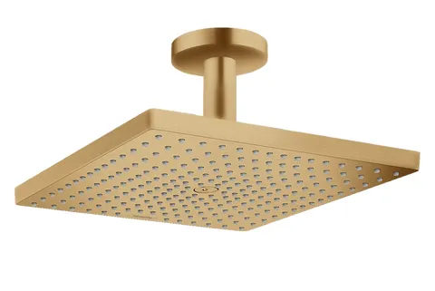 Верхній душ Raindance Select E 300 1jet Air EcoSmart з тримачем до стелі, Brushed Bronze (26251140)
