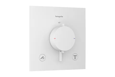 Термостат прихованого монтажу Ecostat Comfort E на 2 функції Matt White (33711700)