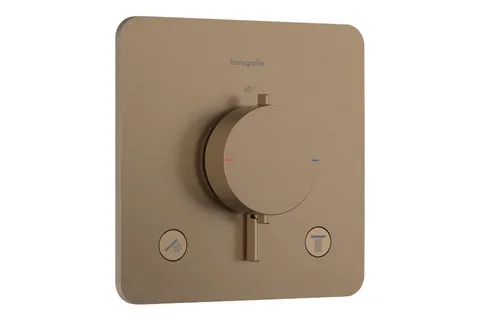 Термостат прихованого монтажу Ecostat Comfort Q на 2 функції, Brushed Bronze (33713140)