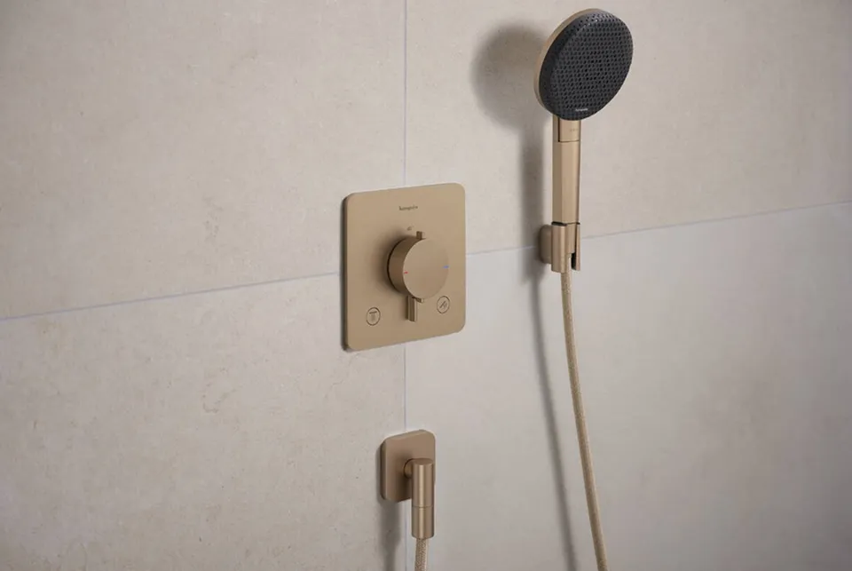 Термостат прихованого монтажу Ecostat Comfort Q на 2 функції, Brushed Bronze (33713140) — фото 2
