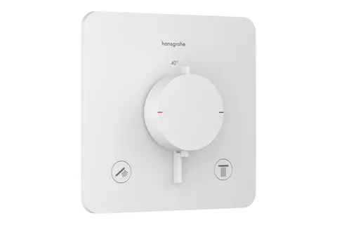 Термостат прихованого монтажу Ecostat Comfort Q на 2 функції, Matt White (33713700)