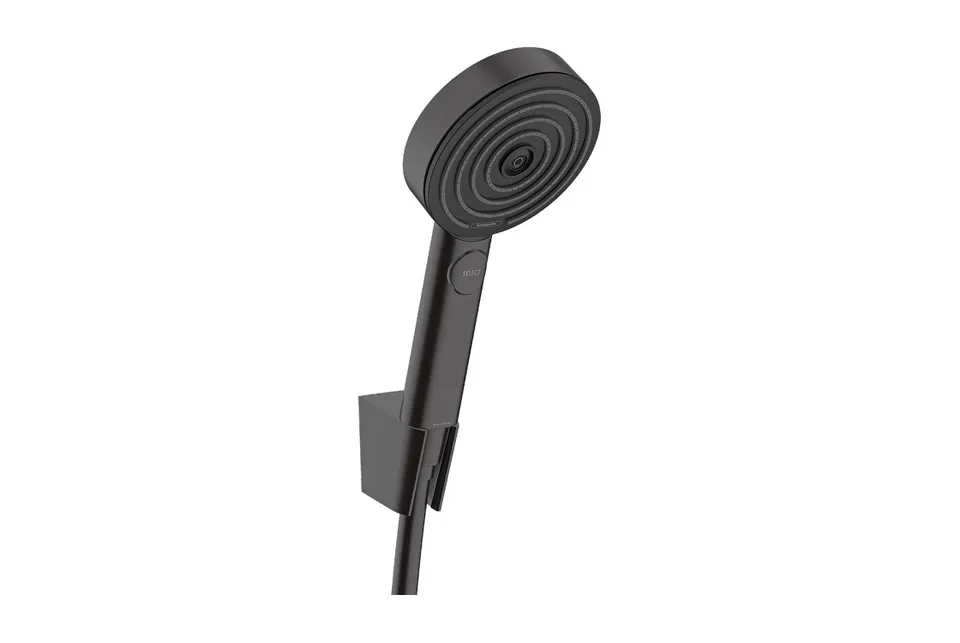 Душовий набір Pulsify Select Relaxation 105 EcoSmart 3jet Porter 1,25 м, Matt Black (24306670)