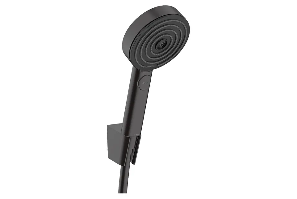 Душовий набір Pulsify Select Relaxation 105 EcoSmart 3jet Porter 1,6 м, Matt Black (24305670)