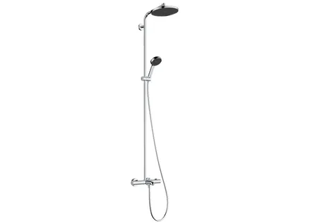 Душова система Activera S 240 1jet EcoSmart з термостатом Ecostat Fine для ванни, Chrome (28871000)