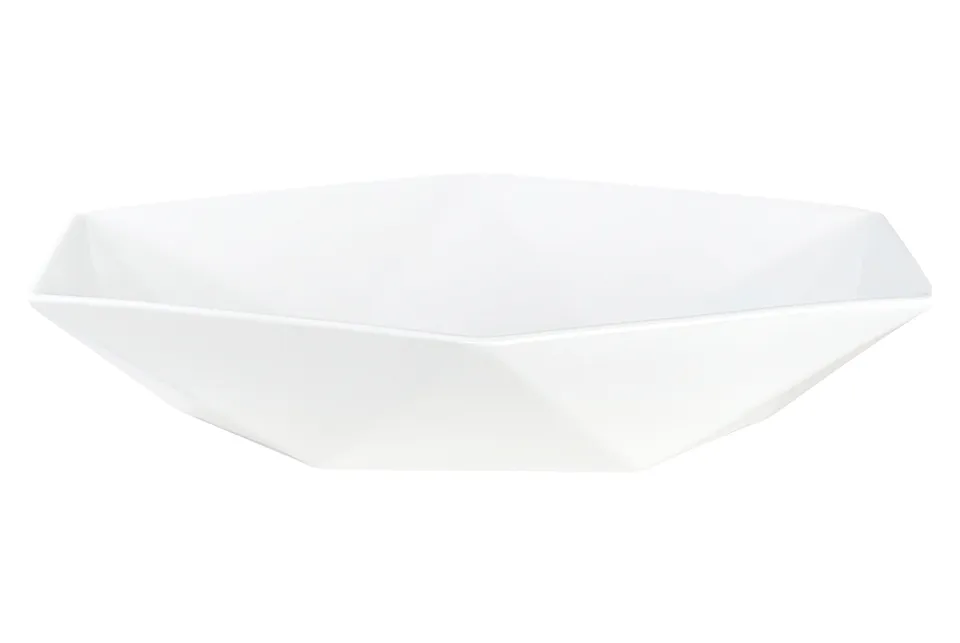 PRISA Умивальник накладний без отвору під змішувач 56x37x13, glossy white