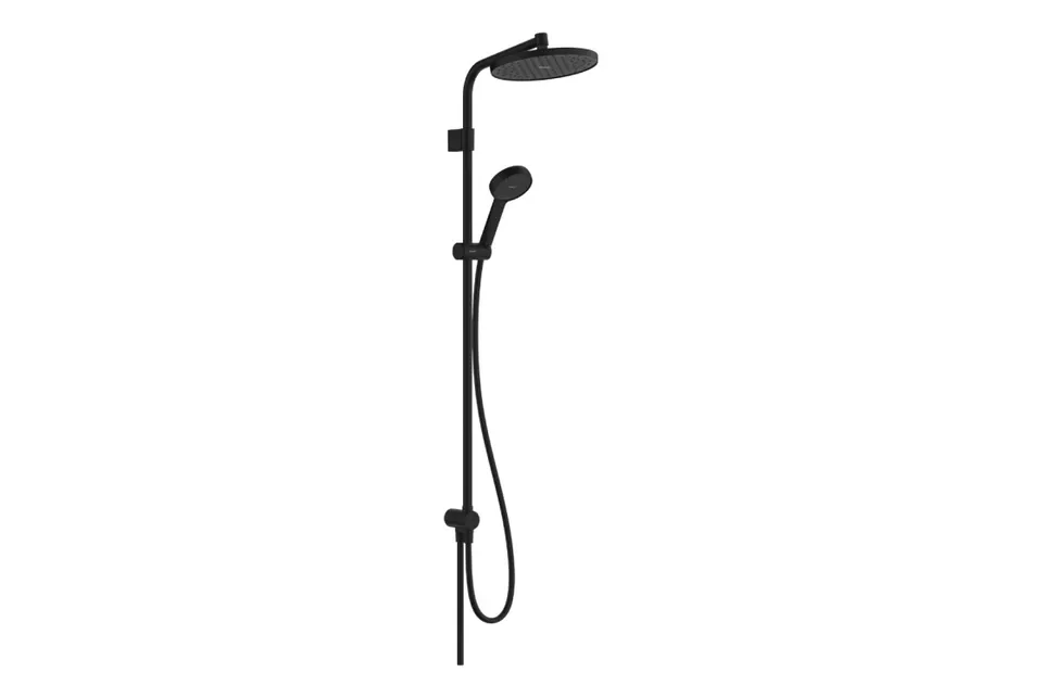 Душова система Activera S 240 1jet EcoSmart Reno Varia без змішувача, Matt Black (28074670)