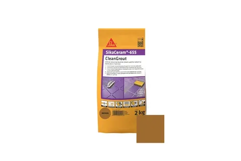 Затирка для плитки 1-8мм SikaCeram-655 CleanGrout brown/10x2KG