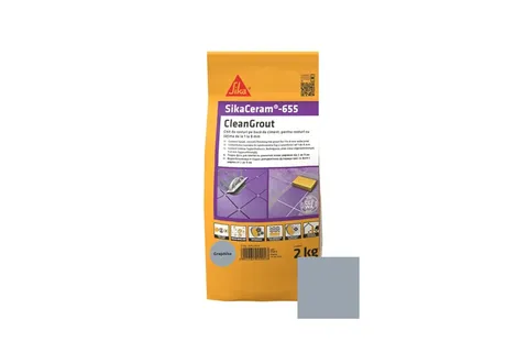 Затирка для плитки 1-8мм SikaCeram-655 CleanGrout graphite/10x2KG