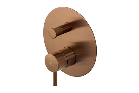 Зовн. частина змішувача прихованого монтажу RONDO ванна/душ, brushed copper (100345126)