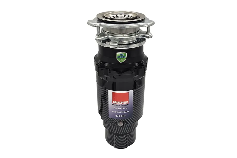 Подрібнювач харчових відходів Slim з пневматичним перемикачем WDU-1ASEU-CARB