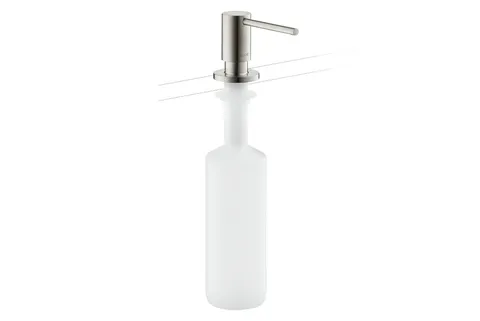 Дозатор кухонний AXOR Uno для миючого засобу 500 ml врізний, Stainless Steel Finish (42818800)
